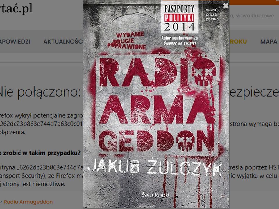książka radio Armageddon
