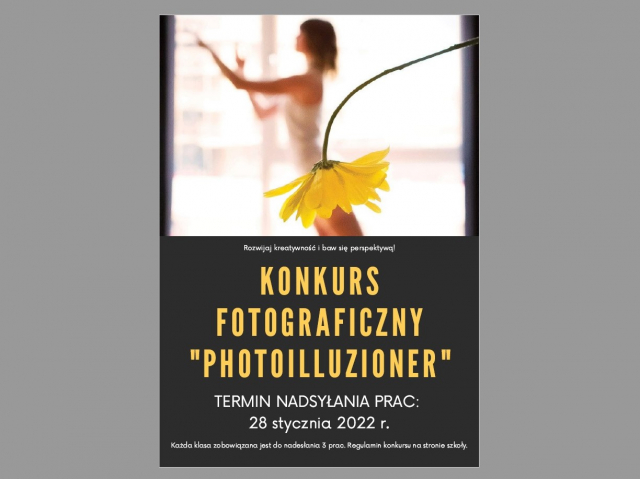 Plakat konkursu Photoilluzjoner