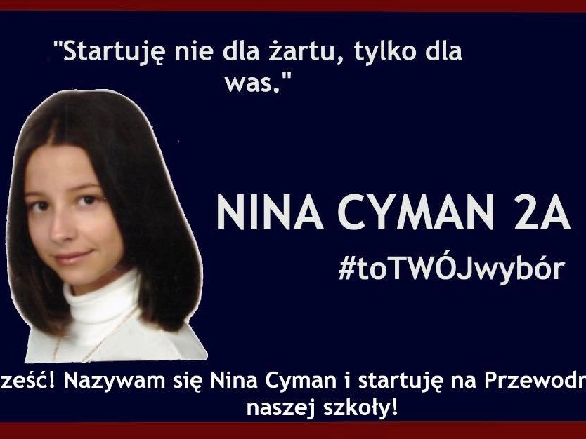 Nina Cyman, kandydatka do SU
