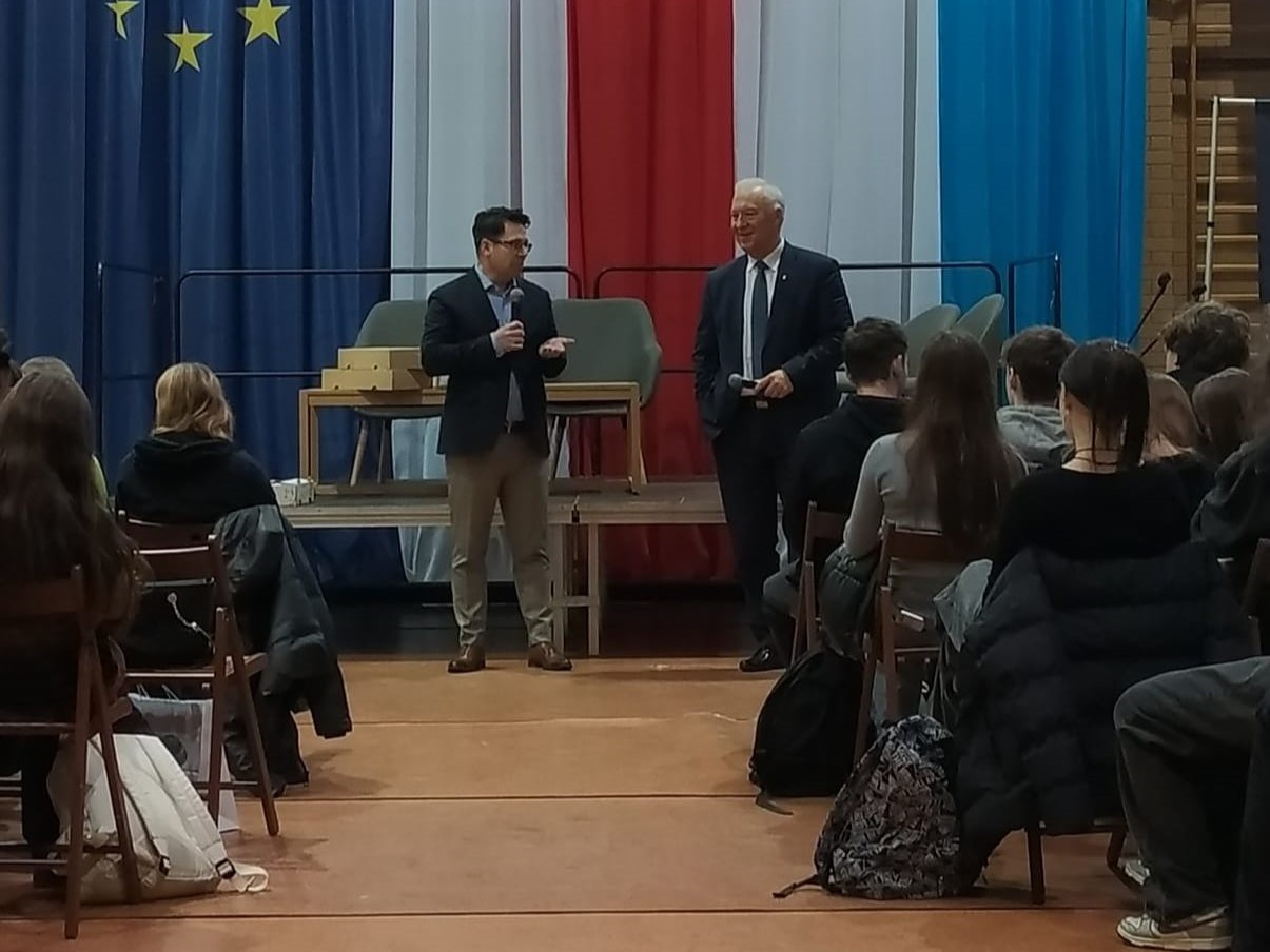 Spotkanie z Prezydentem Miasta Legnicy, Tadeuszem Krzakowskim