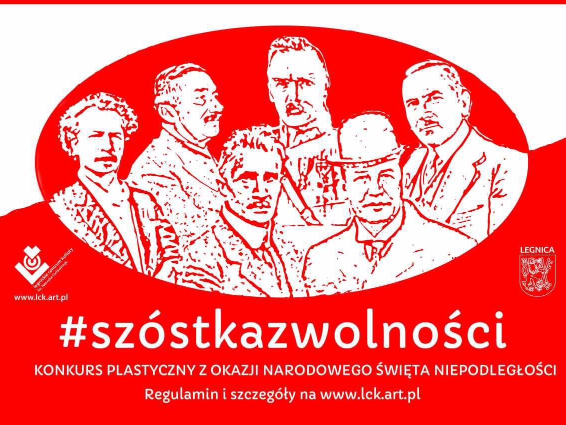 Plakat konkursu 6 z wolności