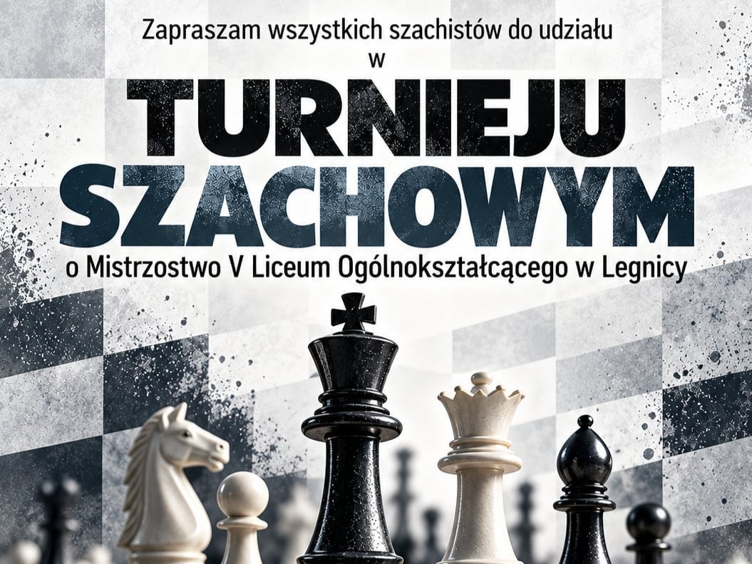 plakat turnieju szachowego