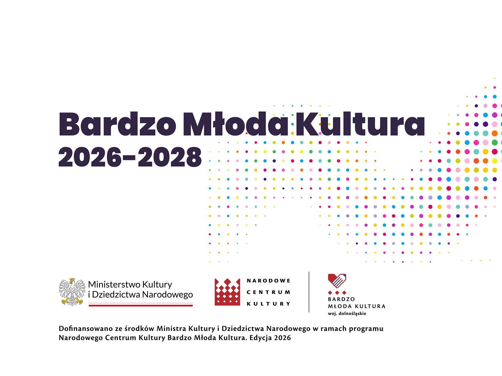 Logo proghramu Bardzo Młoda kultura