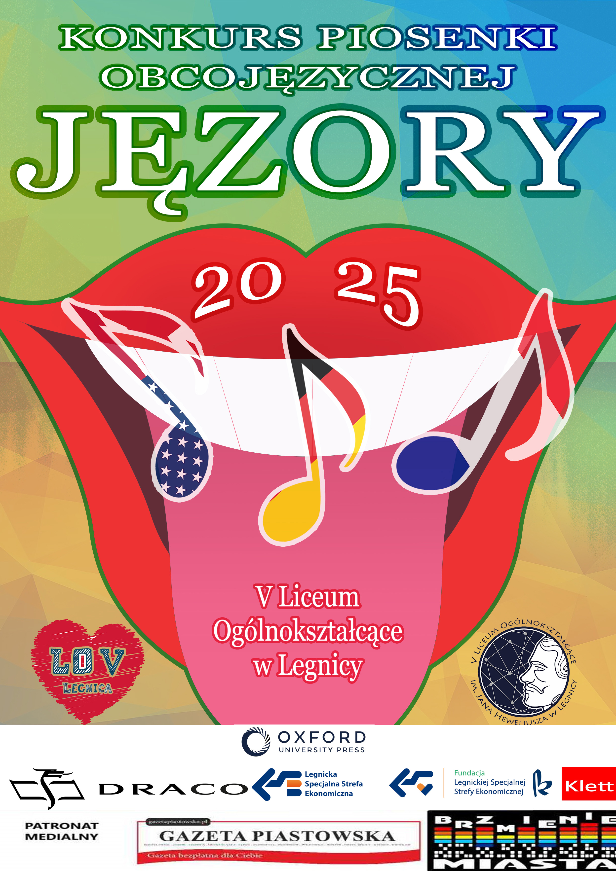 Jęzory Plakat ze sponsorami