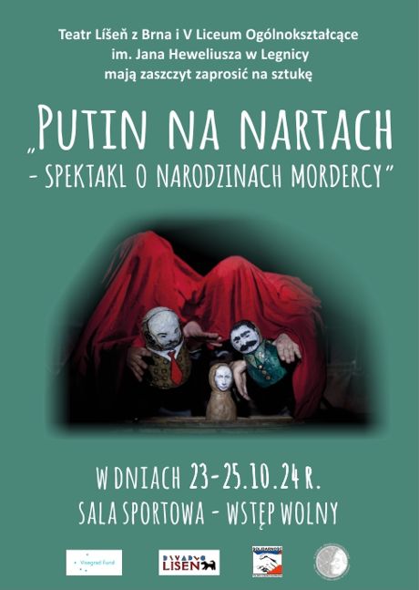 Putin na nartach - sztuka